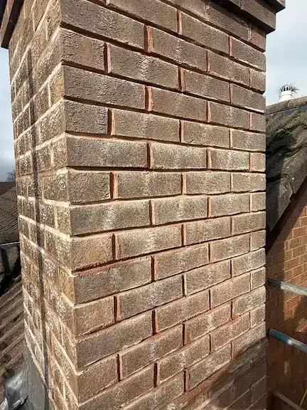 Chimney repointing by Yellowstone Roofing, Wiltshire 1