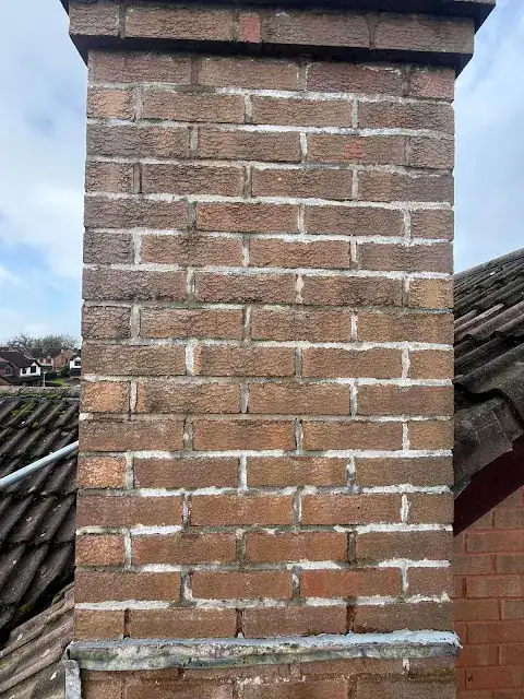 Chimney repointing by Yellowstone Roofing, Wiltshire 2