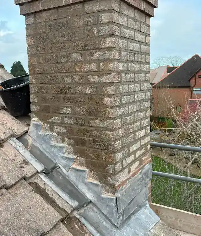 Chimney repointing by Yellowstone Roofing, Wiltshire 4