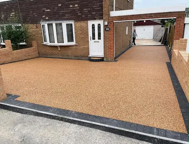 Resin driveway by Yellowstone, Wiltshire 8