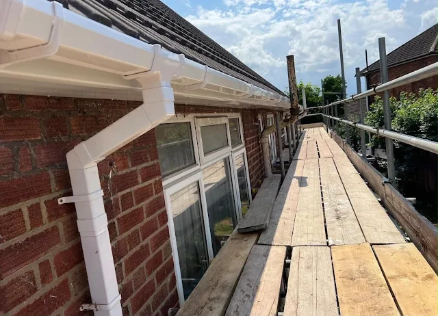 New fascias, soffits and guttering by Yellowstone, Wiltshire 1