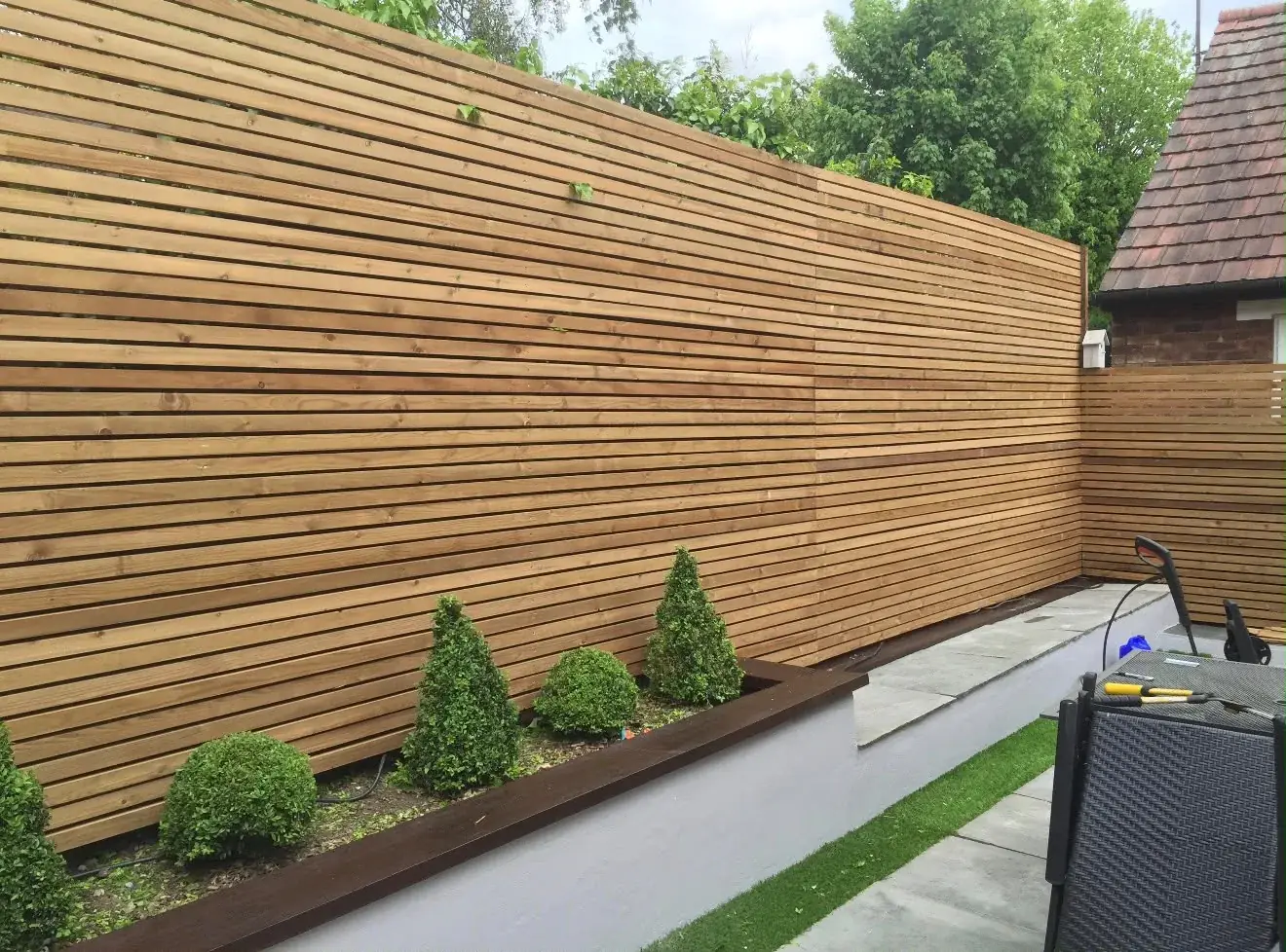 Garden fencing by Yellowstone, Wiltshire 3