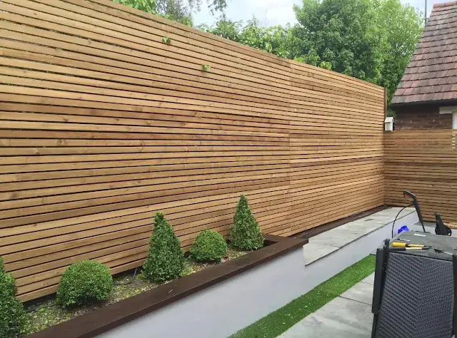 Garden fencing by Yellowstone, Wiltshire 3