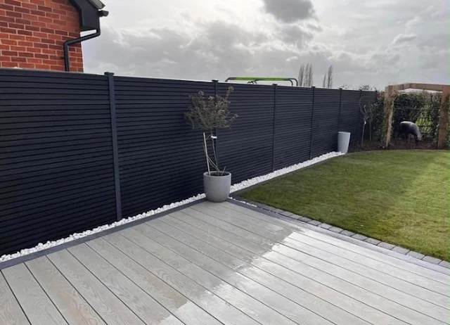 Garden fencing by Yellowstone, Wiltshire 10