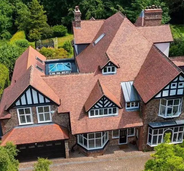 Clay tile roof by Yellowstone Roofing, Wiltshire 1
