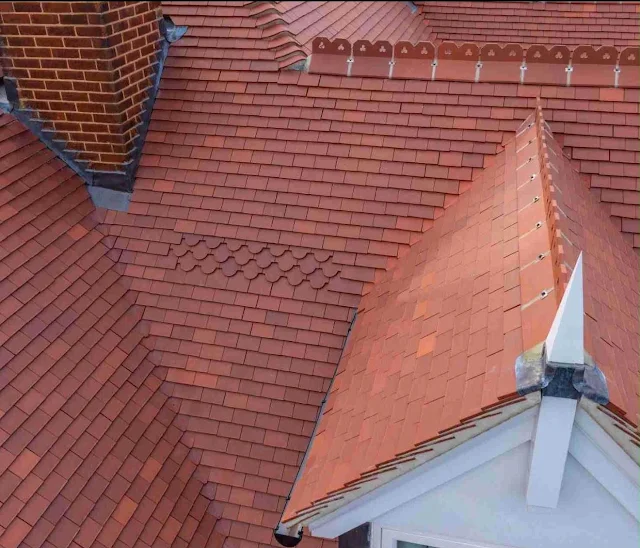 Clay tile roof by Yellowstone Roofing, Wiltshire 5