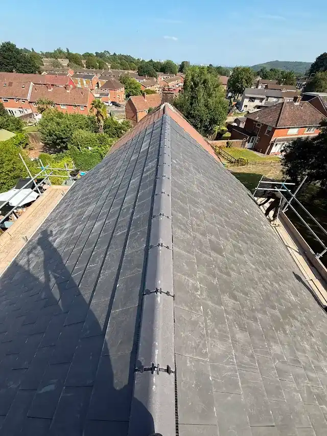 Natural slate roof by Yellowstone Roofing, Wiltshire 3