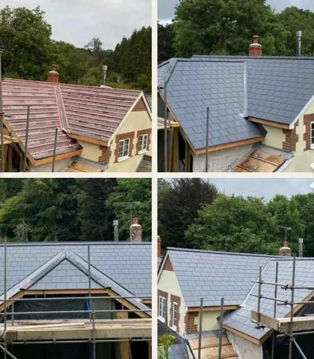 Natural slate roof by Yellowstone Roofing, Wiltshire 9